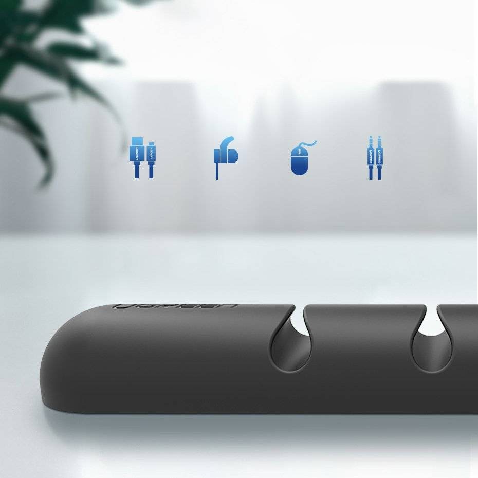 UGREEN 自黏式電纜整理器 (黑色) 2片裝 - Image 5