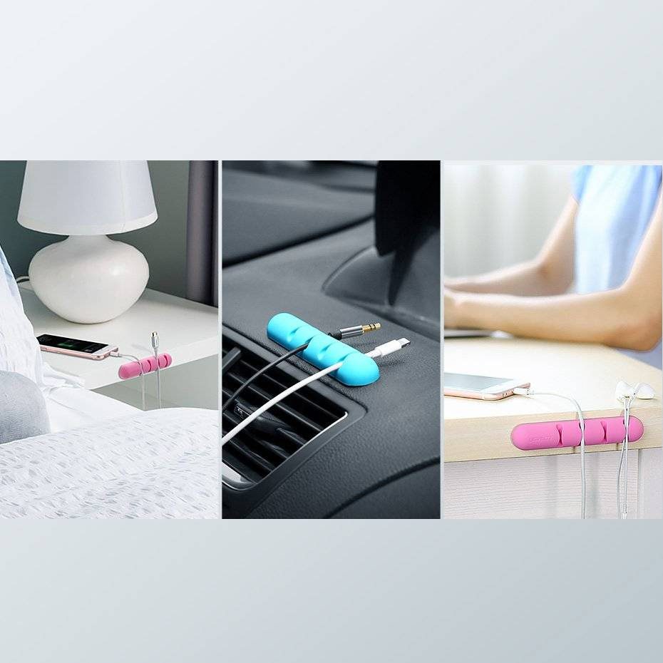 UGREEN 自黏式電纜整理器 (黑色) 2片裝 - Image 3