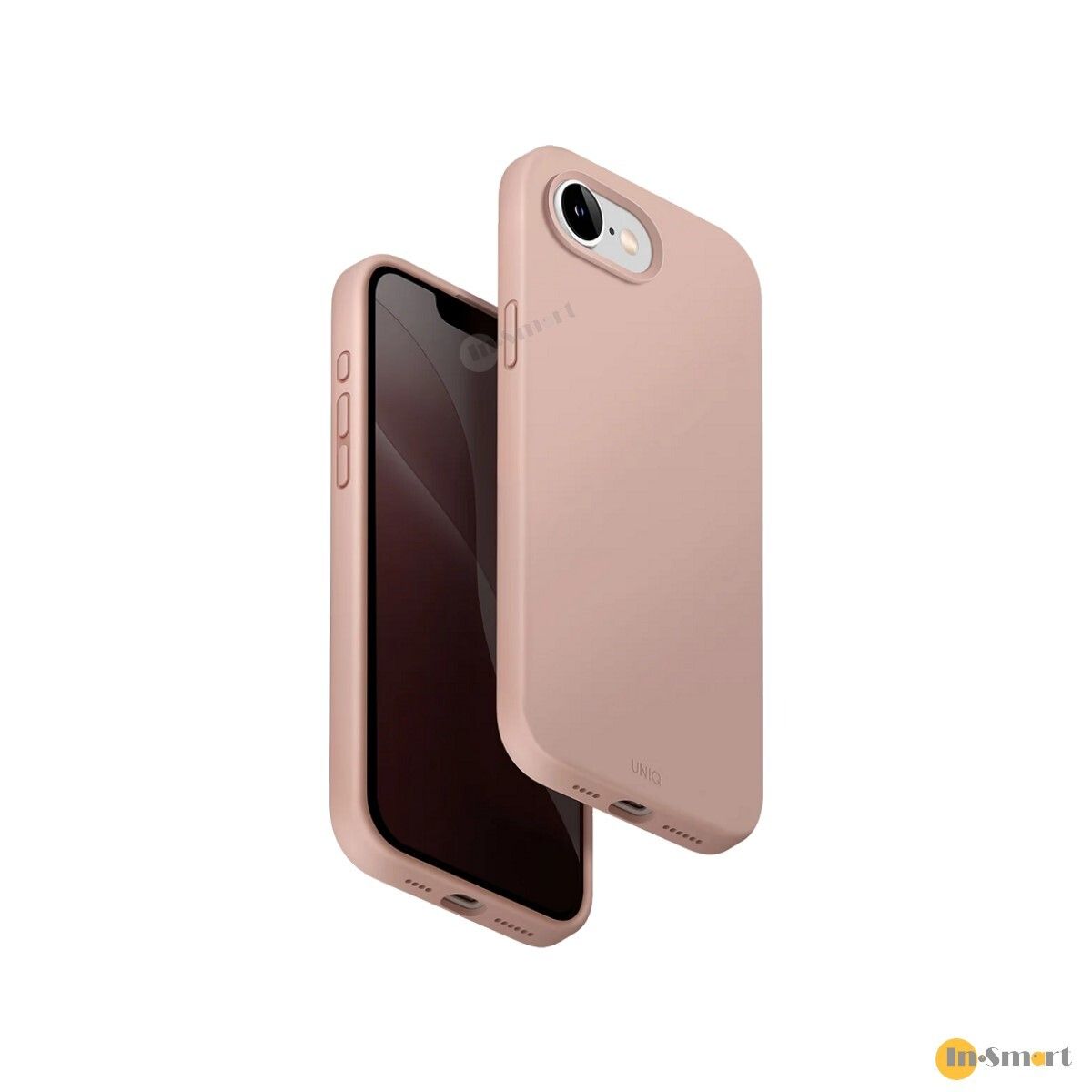 Alternative view of UNIQ – Lino 磁吸防摔液態矽膠保護殼 iPhone 16e (2025) 粉紅; 支援 MagSafe