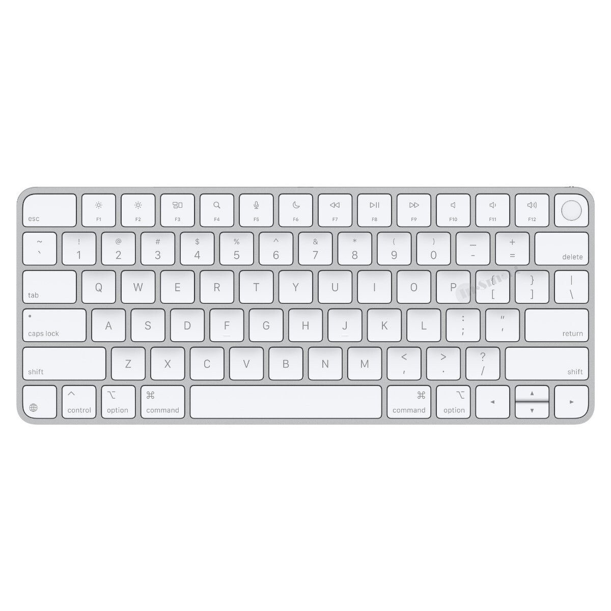 Alternative view of Apple – 原裝 Magic Keyboard 精妙鍵盤配備Touch ID (USB-C) - 美式英文 (白) 無線及充電式設計; 適用於配備 Apple 晶片的 Mac 型號