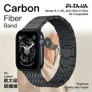 Pitaka 碳纖維手錶帶