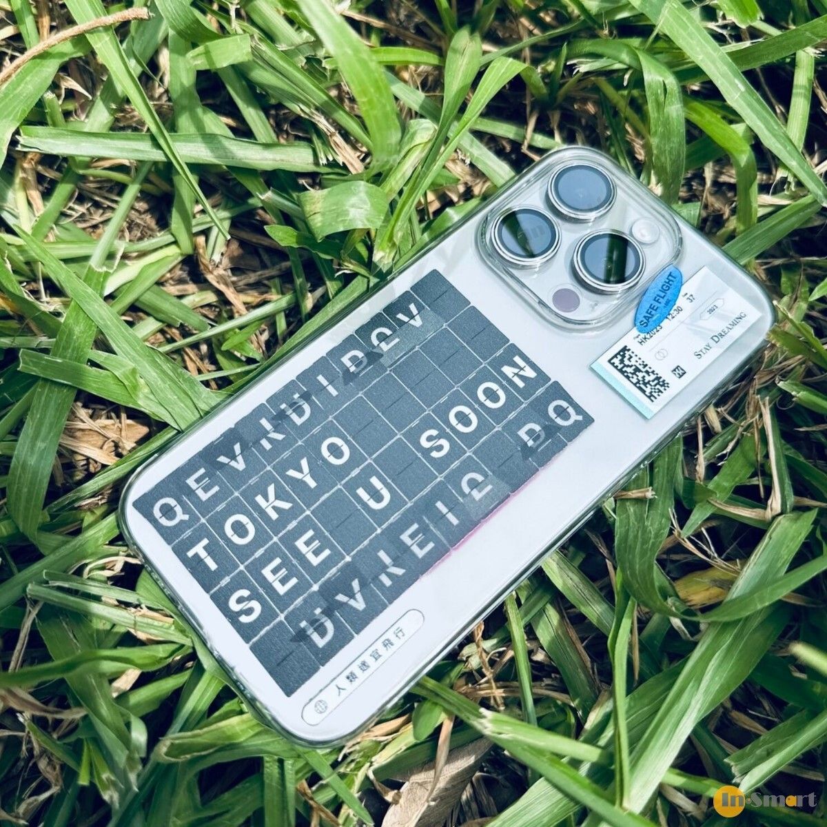 POWER SUPPORT  聯乘 Stay Dreaming Air Jacket 超薄保護殼 iPhone 15 Pro Max 678243 適用 防止彩虹紋 輕且最合身 透明 Tokyo Departure