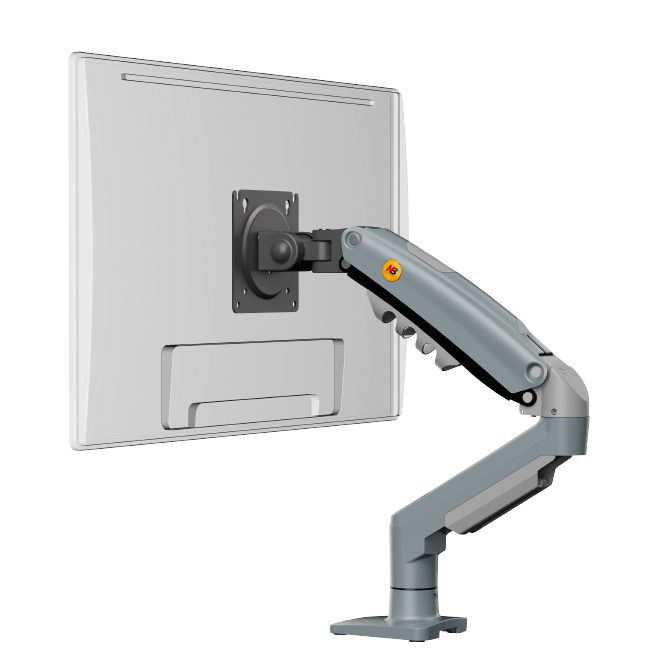 Alternative view of North Bayou – NB F80 桌上型氣壓式顯示器旋轉支架  (適合 17"-30" 9kg) 免打孔 2025全新顏色-灰色 (平行進口，7日保養)