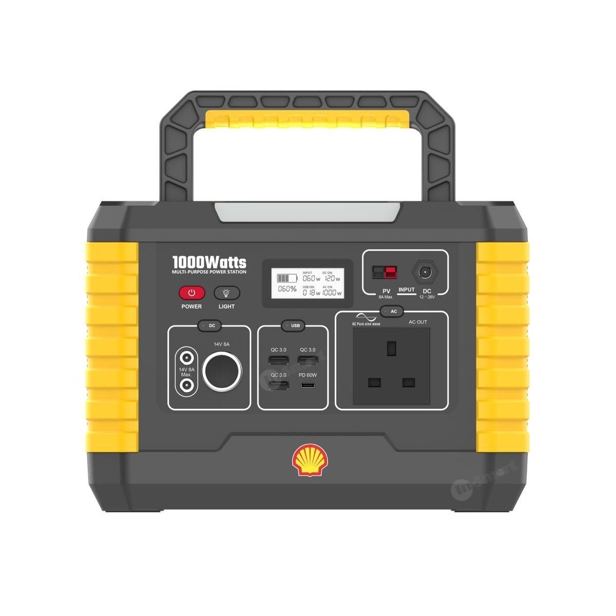 Alternative view of Shell - MP1000 露營行動電源站 270000mAh 1000W 220V AC輸出 60W PD 快充