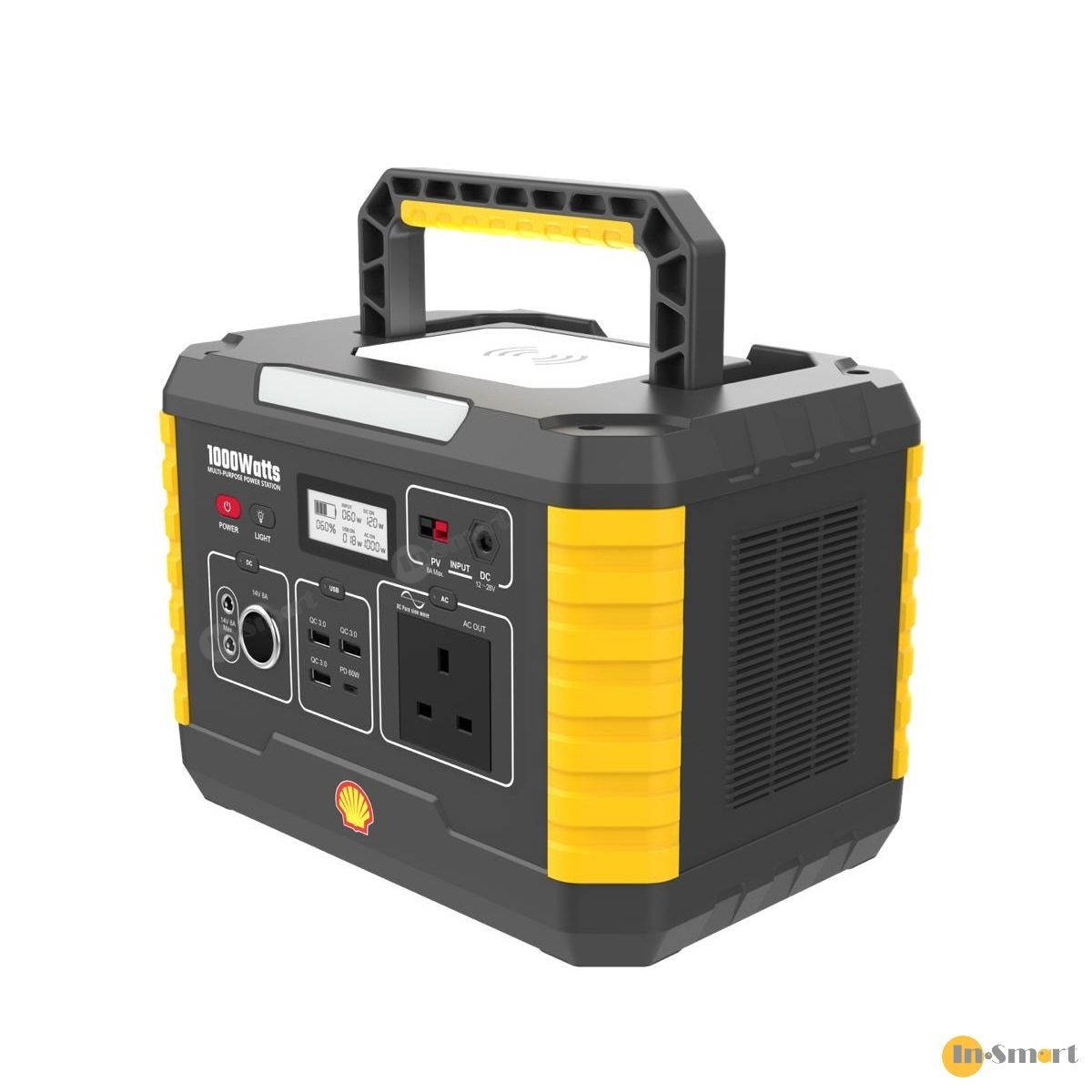 Shell - MP1000 露營行動電源站 270000mAh 1000W 220V AC輸出 60W PD 快充 - Image 4