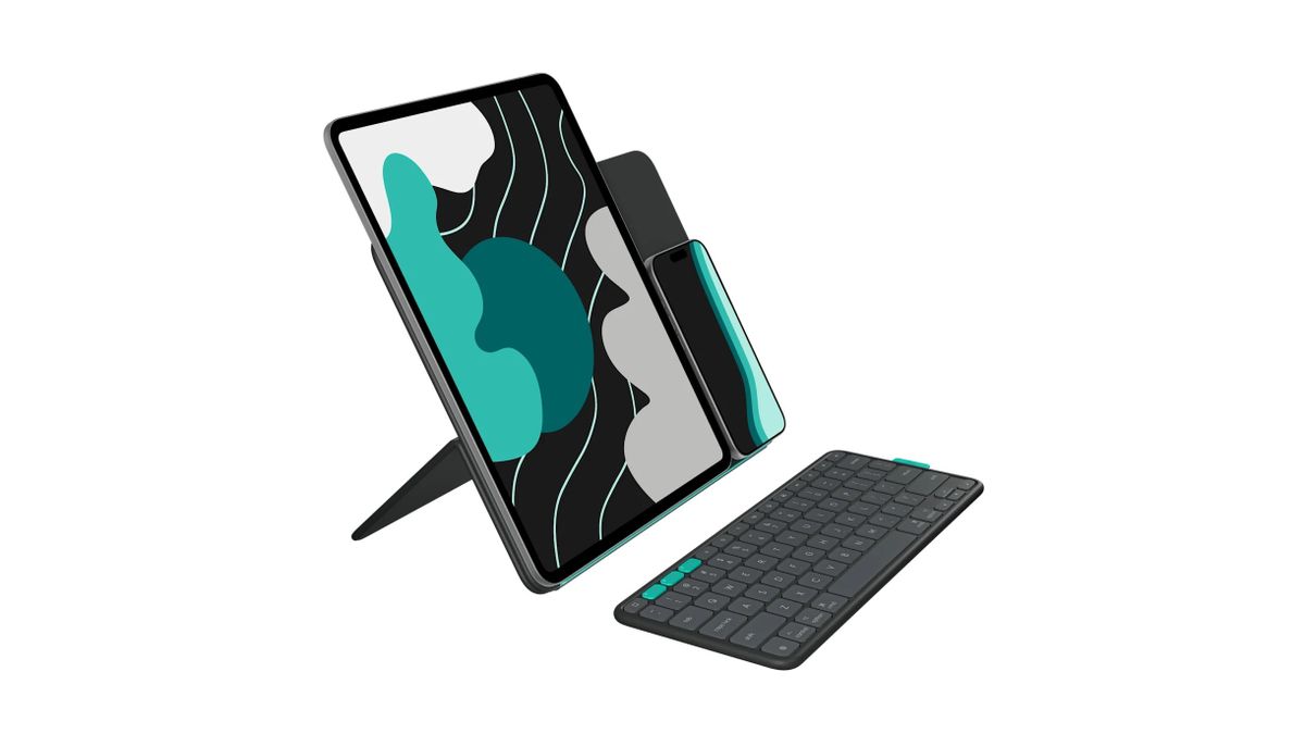 Alternative view of Logitech – Flip Folio iPad 專用 可分離式 藍牙鍵盤保護套 - 適用於 iPad Pro 13 英吋 (M4)、iPad Air 13 英吋 (M2 和 M3) - 920-013394