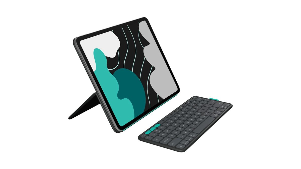 Logitech – Flip Folio iPad 專用 可分離式 藍牙鍵盤保護套 - 適用於 iPad Pro 13 英吋 (M4)、iPad Air 13 英吋 (M2 和 M3) - 920-013394 - Image 3