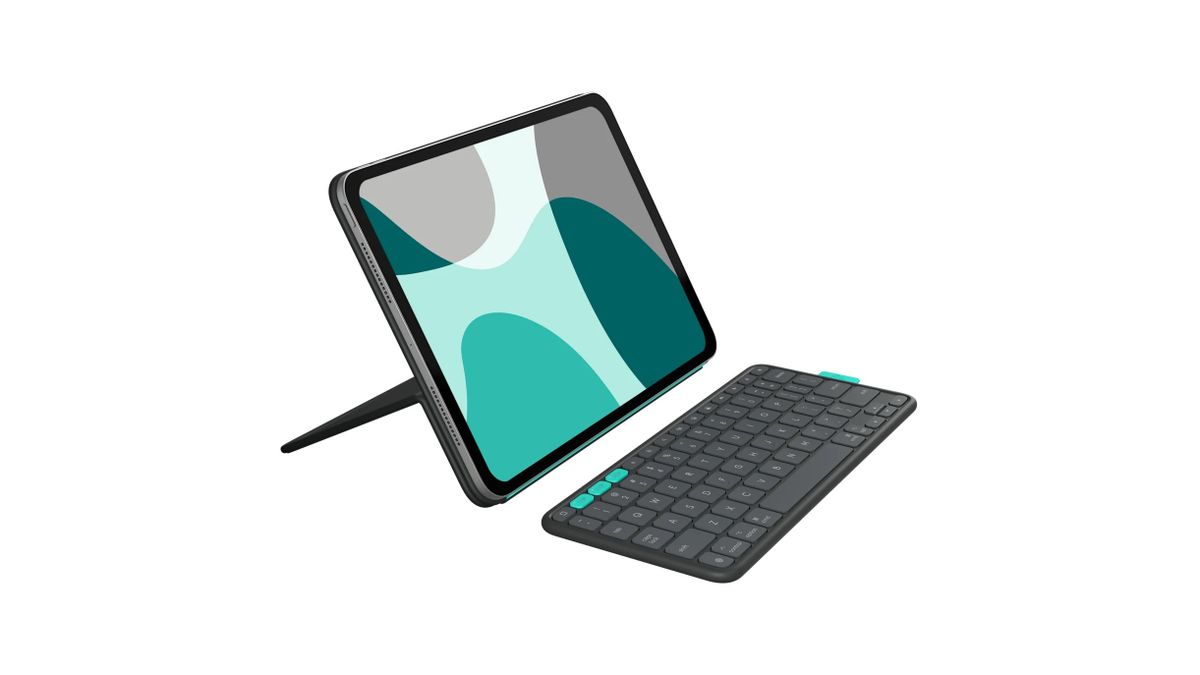 Logitech – Flip Folio iPad 專用 可分離式 藍牙鍵盤保護套 - 適用於 iPad Pro 11 吋 M4、iPad Air 11 吋 M2 M3、iPad Air 第5代 - 920-013409 - Image 4