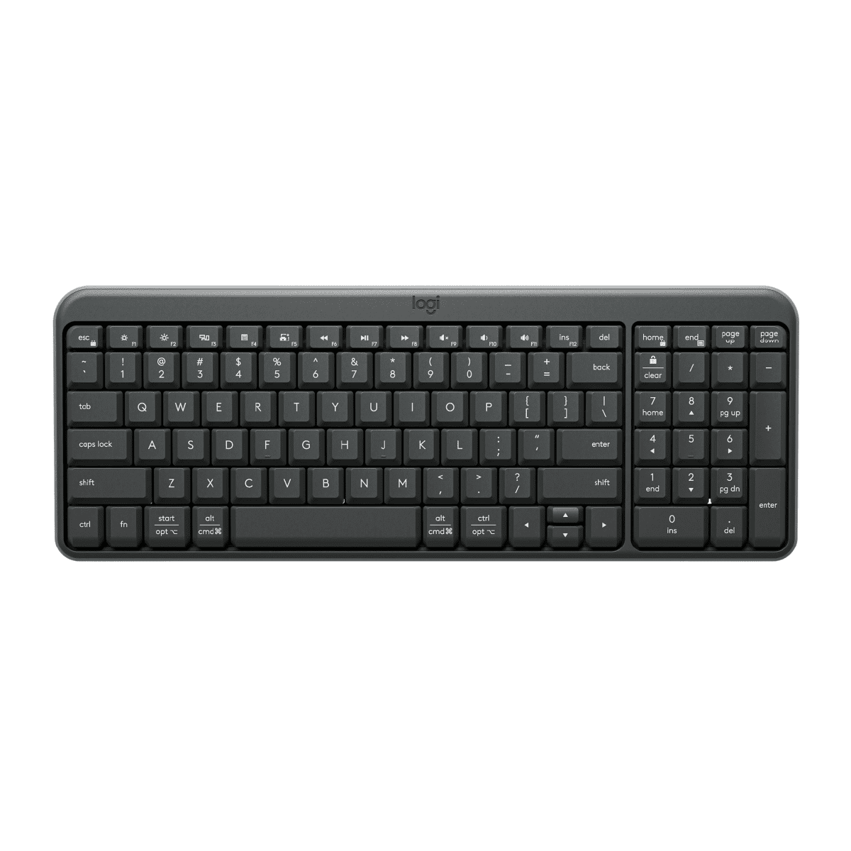 Alternative view of Logitech – K250緊湊型藍牙無線鍵盤 - 石墨色 - 920-013491