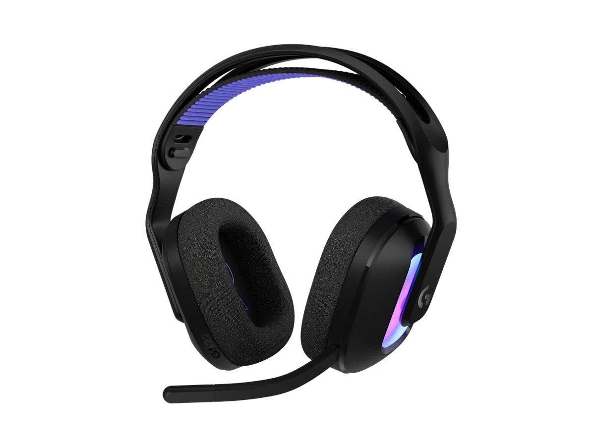 Alternative view of Logitech – G522 LIGHTSPEED - G5 系列 - 光速無線遊戲耳機配備光同步 RGB - 黑色 - 981-001545