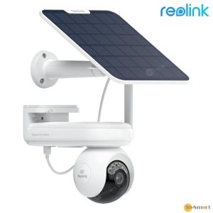 REOLINK – Altas PT Ultra 4K 超高清室內/室外真無線防盜網絡攝錄機連6W 太陽能板; IP65 防水; 內置電池; Wi-Fi 6 雙頻無線; 360度雲台; AI 智能追蹤; 全彩色夜視