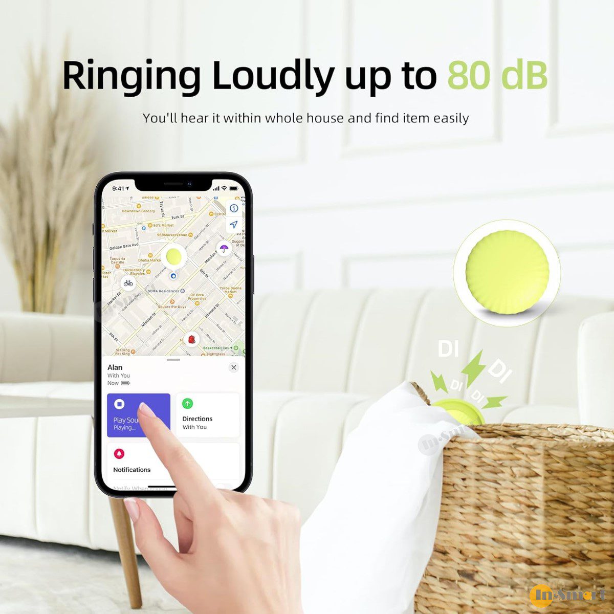 Mangotek – StarTag Find my 全球定位器 防丟器 實時追踪物品 精準定位 APPLE FIND MY 認證 AirTag 大小 - Image 5