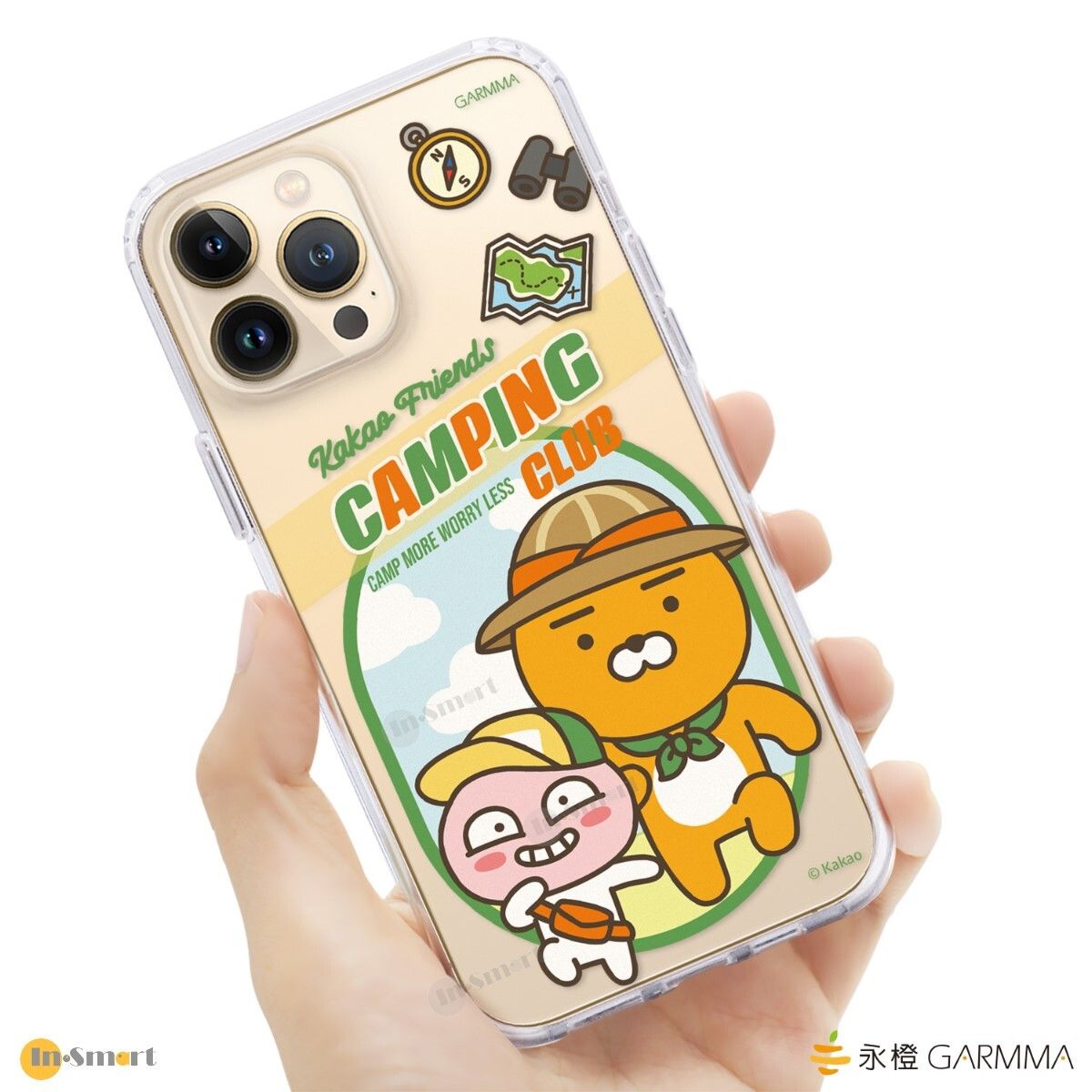 Alternative view of GARMMA – Kakao Friends iPhone 13 保護套 露營系列 - 露營夥伴