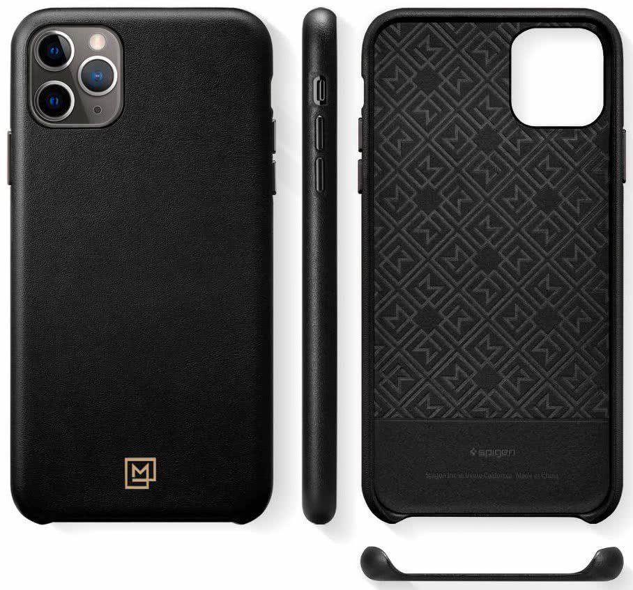 Spigen 8211 LA MANON CALIN iPhone 11Pro Max 保護殼卡其灰 CS27065