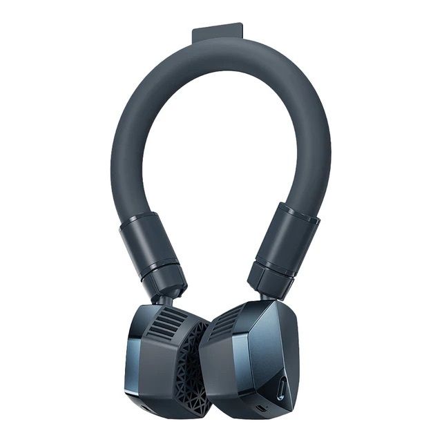 LEMOISTAR - 冰圈掛頸風扇 FN7 頸部風扇｜掛頸風扇｜掛頸冰圈 - 灰藍 Grey Blue