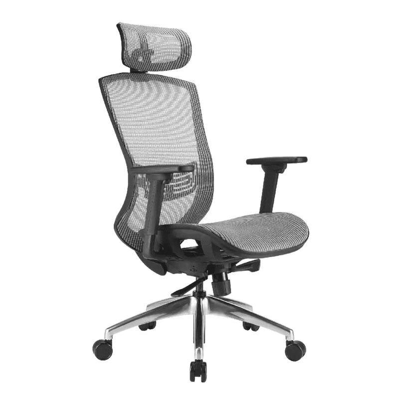 Alternative view of i-Rocks T03 人體工學網椅 (石墨灰)(GC-T03GR)(未包安裝費)