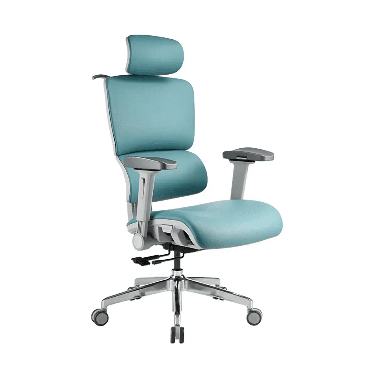 i-Rocks T07 EVO 人體工學皮椅 (藍綠色)(GC-T07ECY)(未包安裝費)