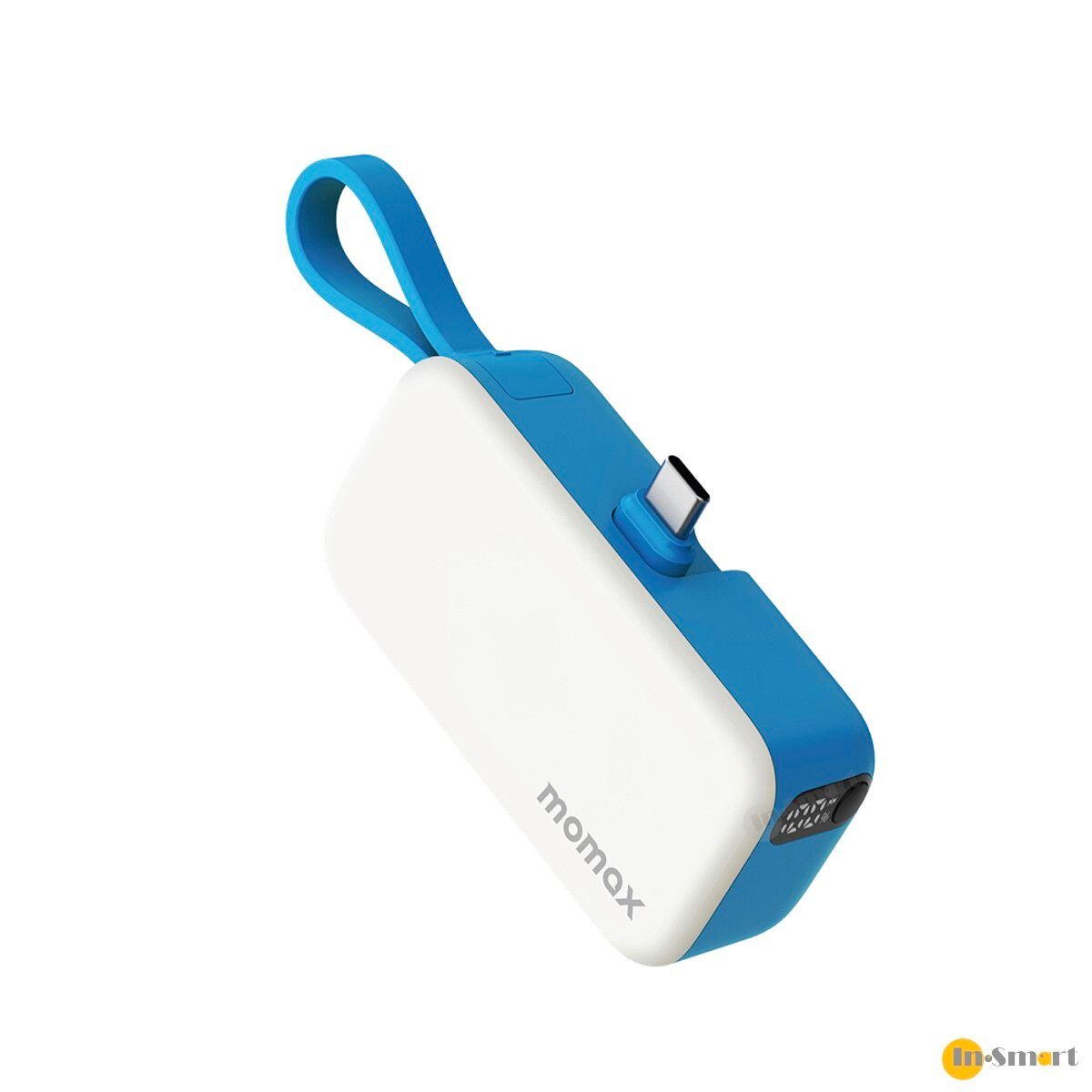 Alternative view of MOMAX - 1-Power Mini 5000mAh 迷你帶線 USB-C 行動電源 (3C CCC 認證) IP130 尿袋 充電 PD 20W LED 電量顯示