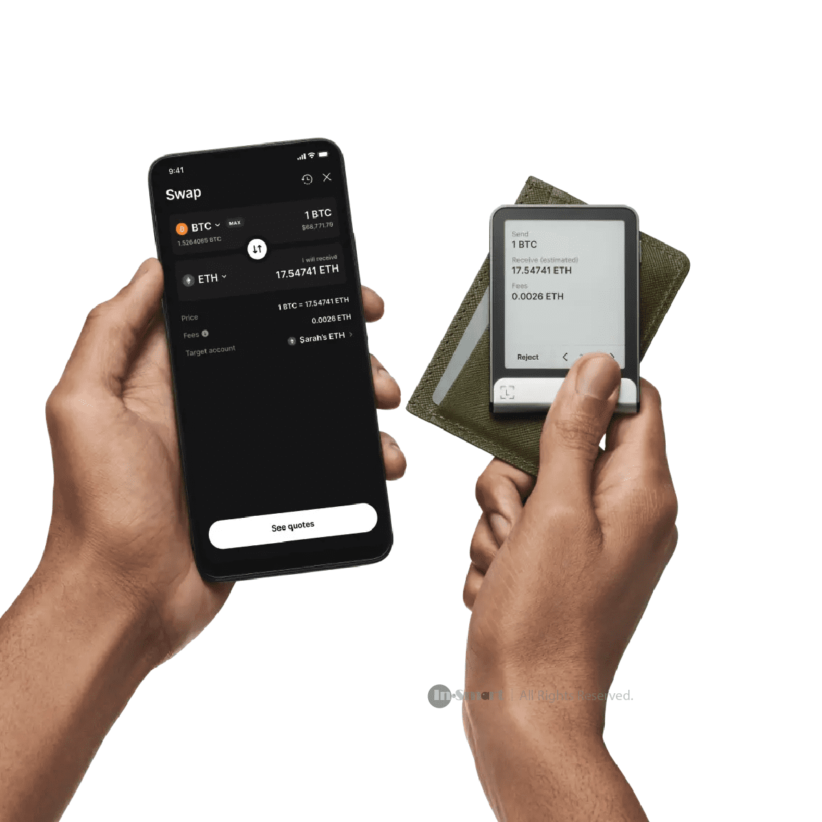 Alternative view of LEDGER – Flex™ E Ink® 安全觸控螢幕 冷錢包 手指錢包 Bitcoin Wallet 比特幣 離線錢包 - 黑色 (特別版包括 US$70 BTC)