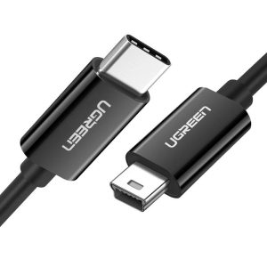 UGREEN - USB-C to Mini USB 充電數據傳輸線 1米 | US242 / 50445