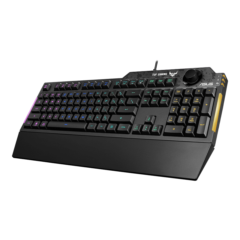 ASUS 華碩 TUF Gaming K1 RGB 防水薄膜遊戲鍵盤