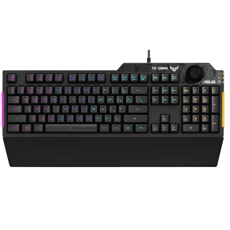 Alternative view of ASUS 華碩 TUF Gaming K1 RGB 防水薄膜遊戲鍵盤