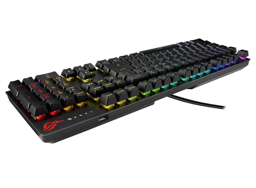 Alternative view of ASUS 華碩 ROG Strix Scope RX RGB 光學紅軸機械式鍵盤