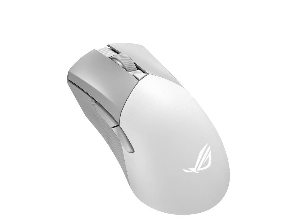 ASUS 華碩 ROG Gladius III Wireless AimPoint 無線電競滑鼠 (白色)