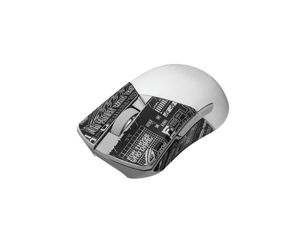 ASUS 華碩 ROG Gladius III Wireless AimPoint 無線電競滑鼠 (白色) - Image 4
