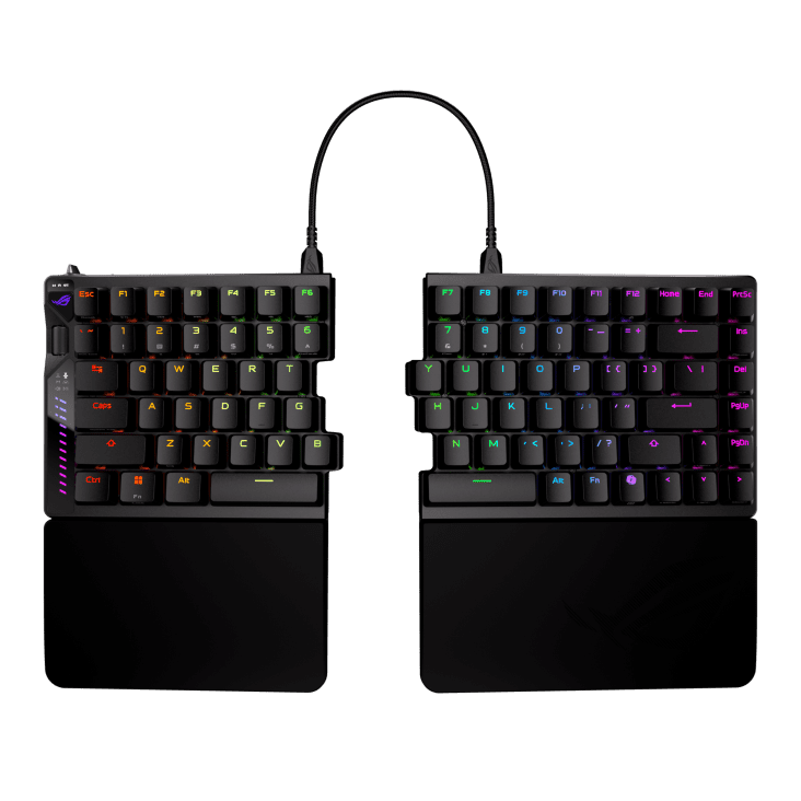 ASUS 華碩 ROG Falcata 75% 分離式磁軸鍵盤 (ROG HFX V2磁軸)(三模連線)(黑色)