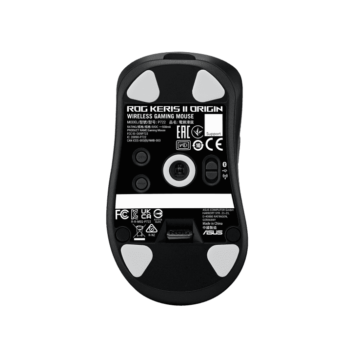 ASUS 華碩 ROG Keris II Origin 無線電競滑鼠 (三模連線)(黑色) - Image 3