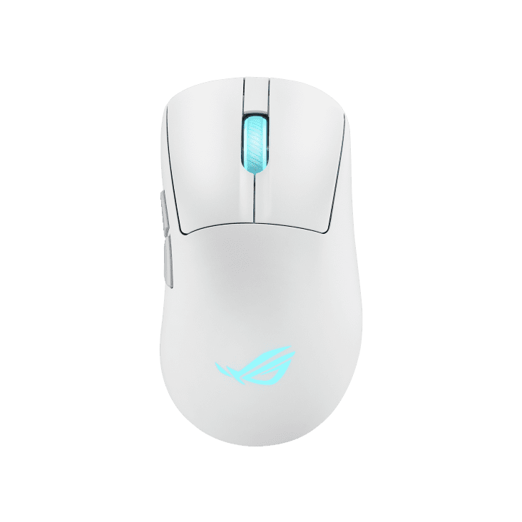 ASUS 華碩 ROG Keris II Origin 無線電競滑鼠 (三模連線)(白色)