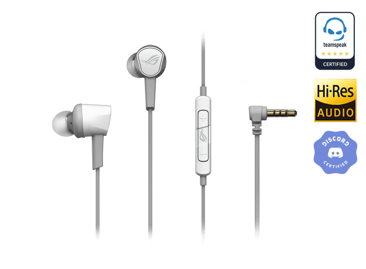 ASUS 華碩 ROG Cetra II Core Headphone (月光版入耳式耳機)(白色)