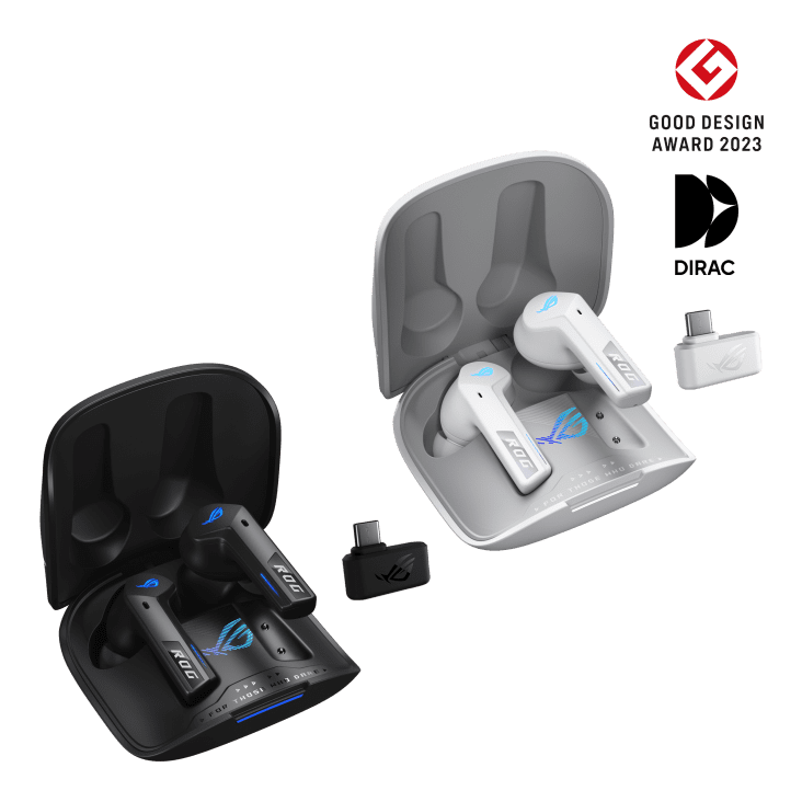 ASUS 華碩 ROG Cetra True Wireless SpeedNova 真無線電競耳機 (白色)