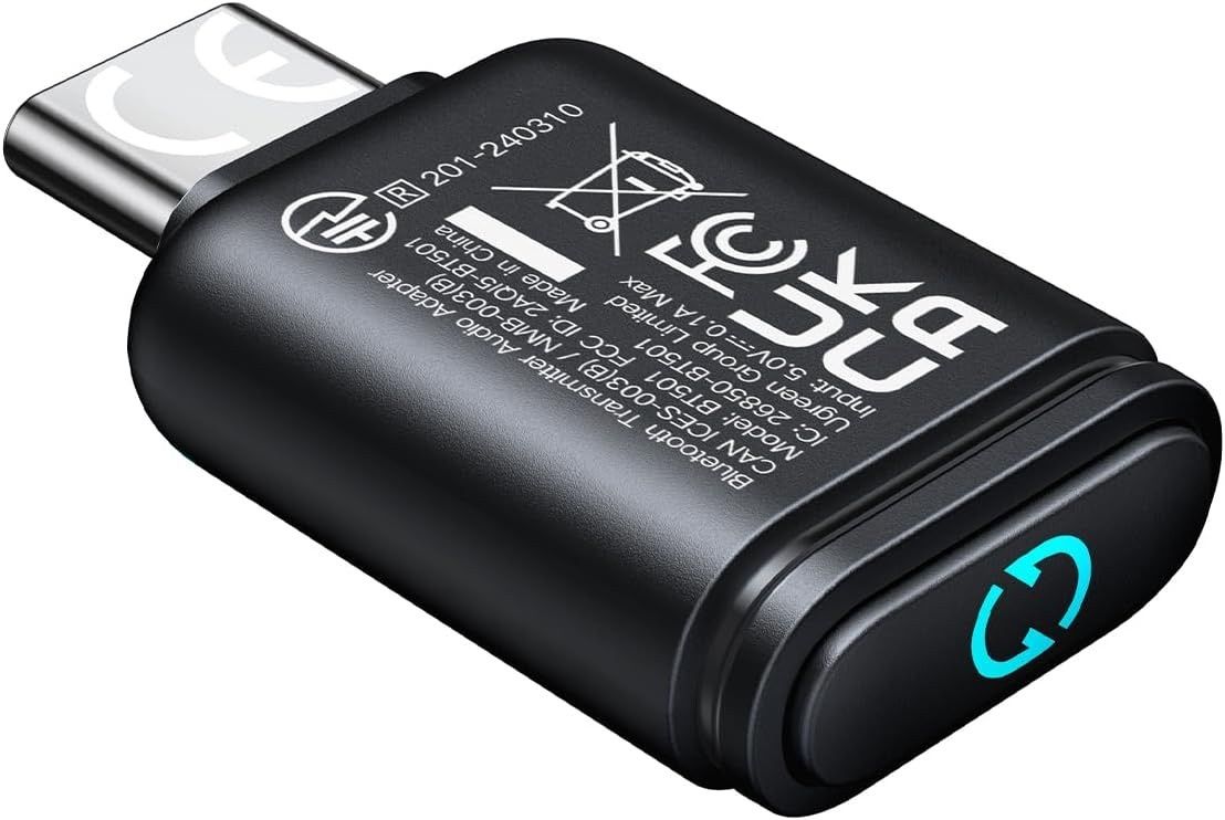 Alternative view of UGREEN - Bluetooth 5.3 藍牙適配器 無線音頻發射器 for PS5 和 PC APTX 低延遲 | BT501/45008