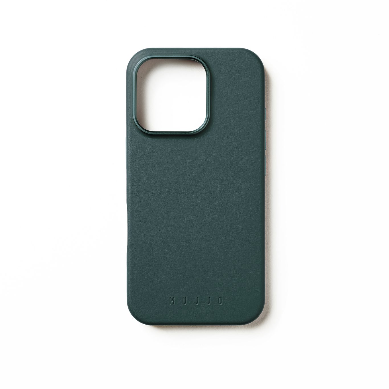 MUJJO - 全皮套手機殼兼容MagSafe適用於iPhone 16 Pro - Livid Green