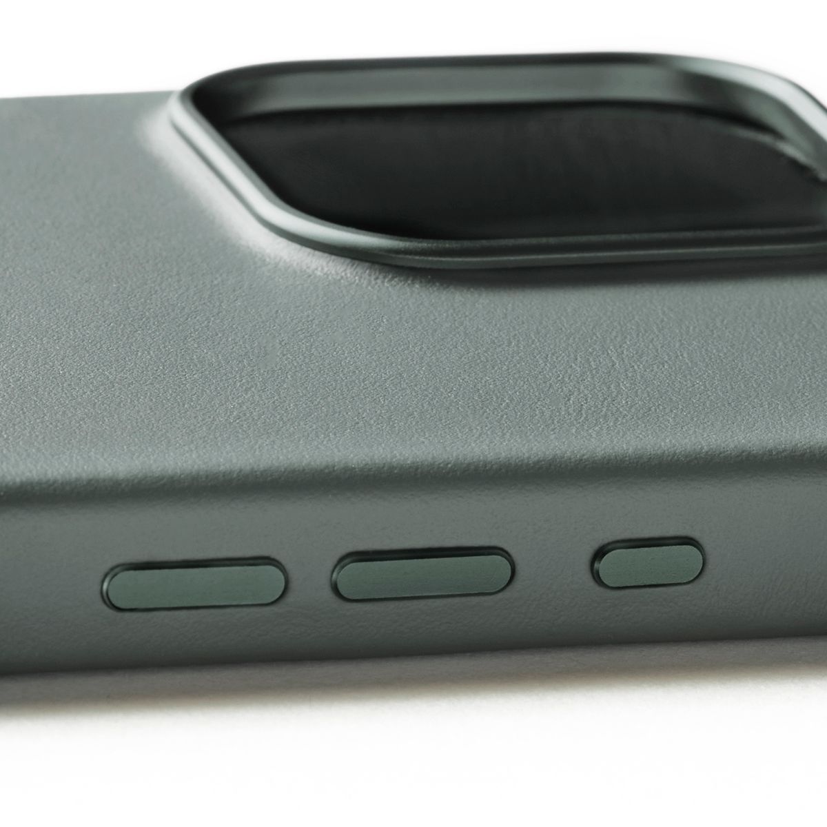 MUJJO - 全皮套手機殼兼容MagSafe適用於iPhone 16 Pro Max - 煙燻綠 - Image 4