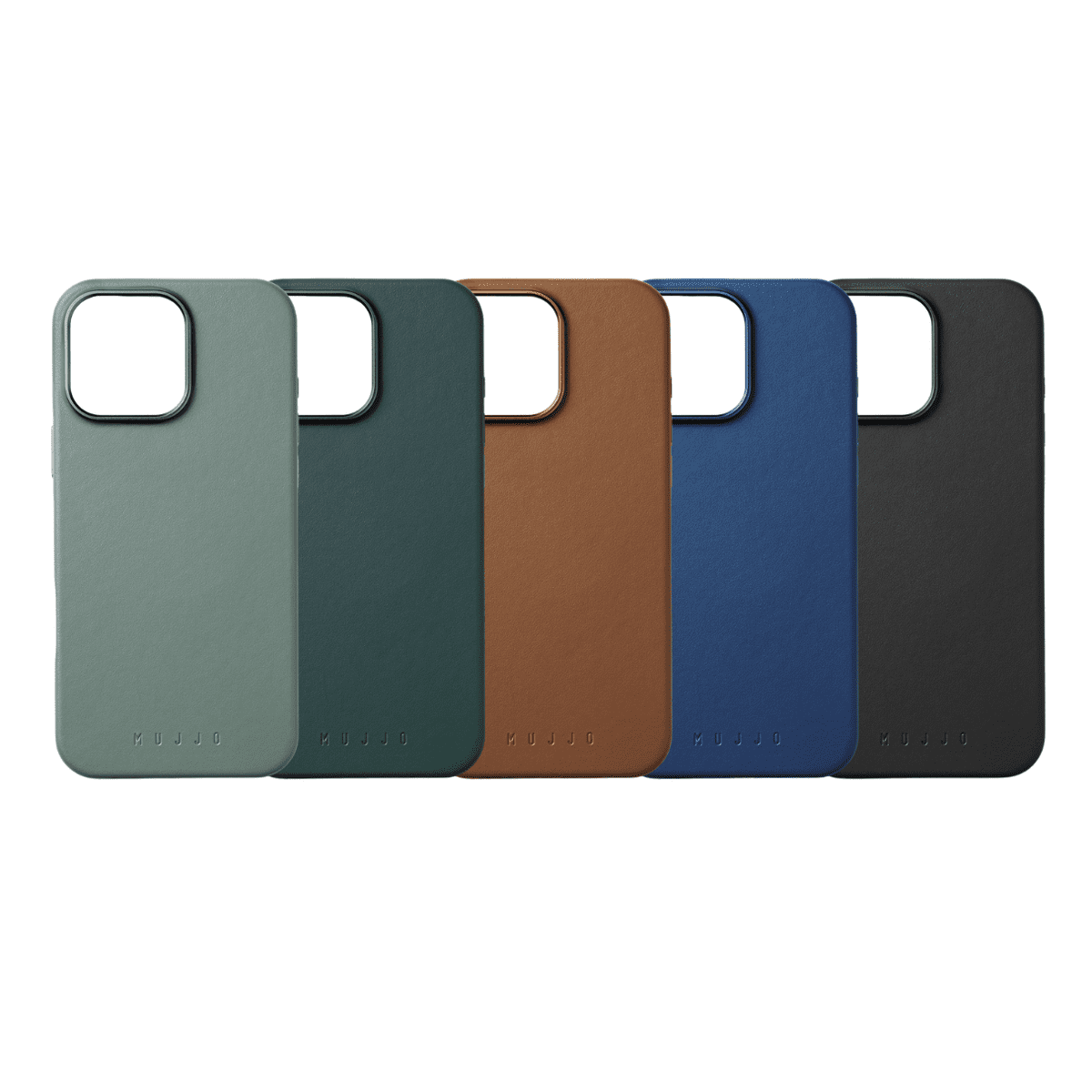 MUJJO - 全皮套手機殼兼容MagSafe適用於iPhone 16 Pro Max - 啡色