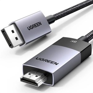 Alternative view of UGREEN - 單向 DisplayPort 轉 HDMI 線 8K@60Hz 4K@120Hz 2米 | DP115/ 80397
