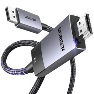 Alternative view of UGREEN - 單向 DisplayPort 轉 HDMI 線 8K@60Hz 4K@120Hz 1米 | DP115/ 80395