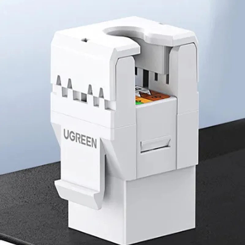 Alternative view of UGREEN - Cat6 非屏蔽模組 180° 打線型插頭 Keystone Type 180度插頭  | NW186/ 30844