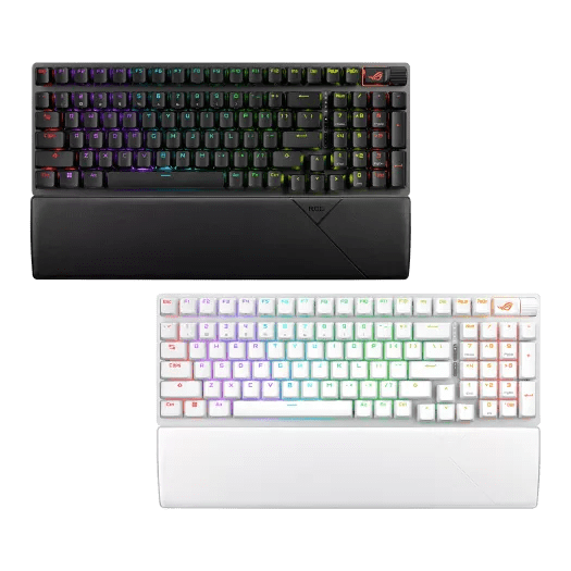ASUS 華碩 ROG Strix Scope II 96 Wireless NX Storm軸機械式鍵盤 (白色)