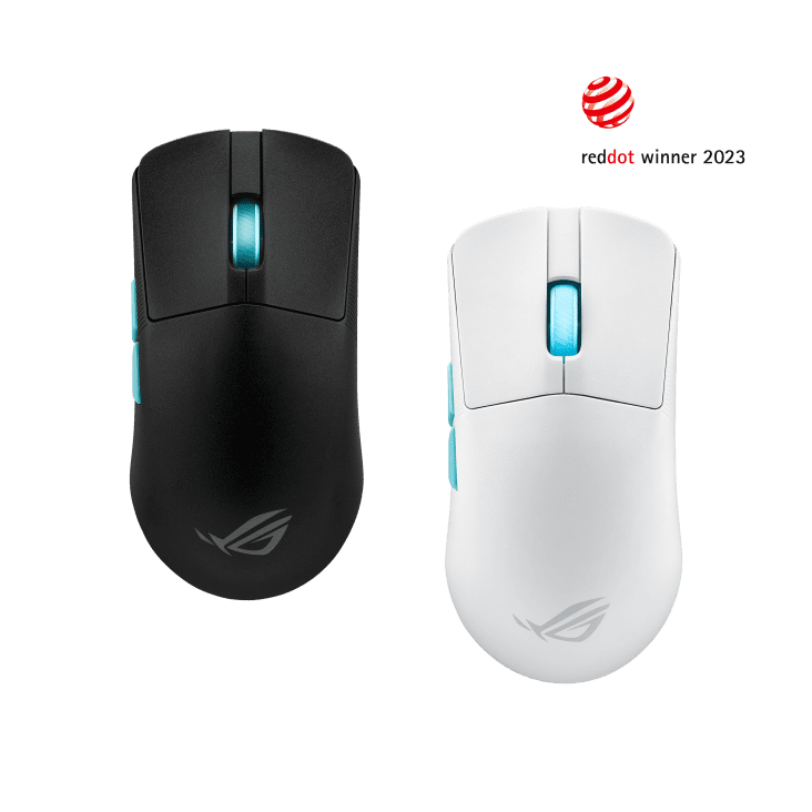 ASUS 華碩 ROG Harpe Ace Aim Lab Edition 超輕量無線電競滑鼠 (白色)