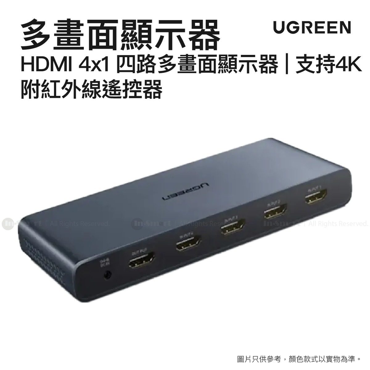 UGREEN 8211 HDMI 42151 四路多畫面顯示器  CM201 50745UK
