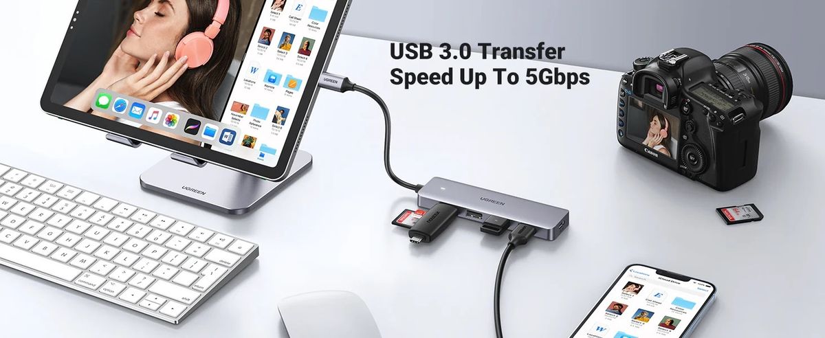 UGREEN 8211 4 端口 USB C 集線器 擴展器  CM219 70336