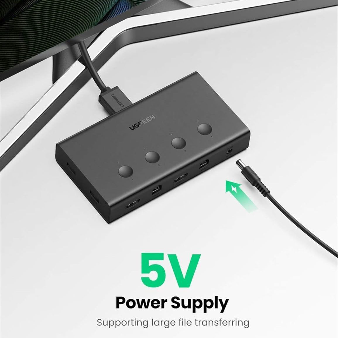 UGREEN 8211 4進1出 HDMI KVM 切換器  CM293 70439