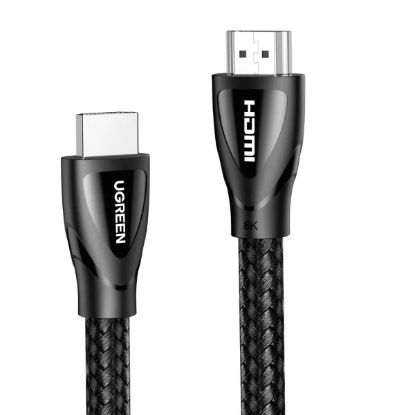 UGREEN HDMI 2.1 HDR 8K 60Hz、4K 120Hz 強化尼龍編織電纜 1米 | HD140 / 80401