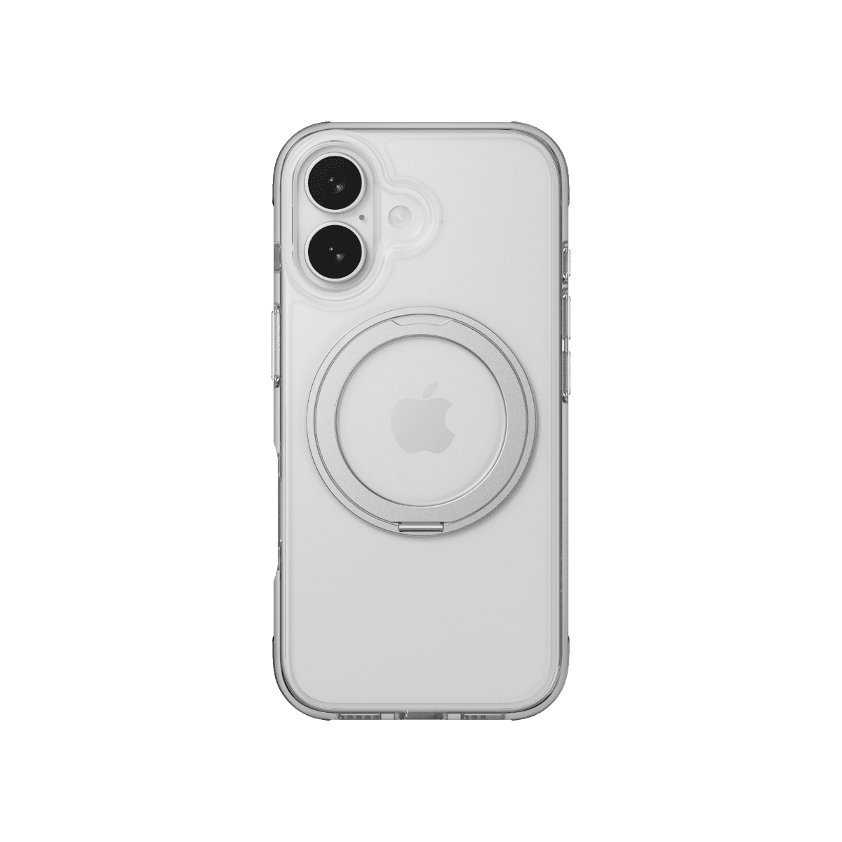 MAGEASY iPhone 17 - MagStand 360 M 磁吸旋轉支架防摔手機殼(支援MagSafe)- 透明
