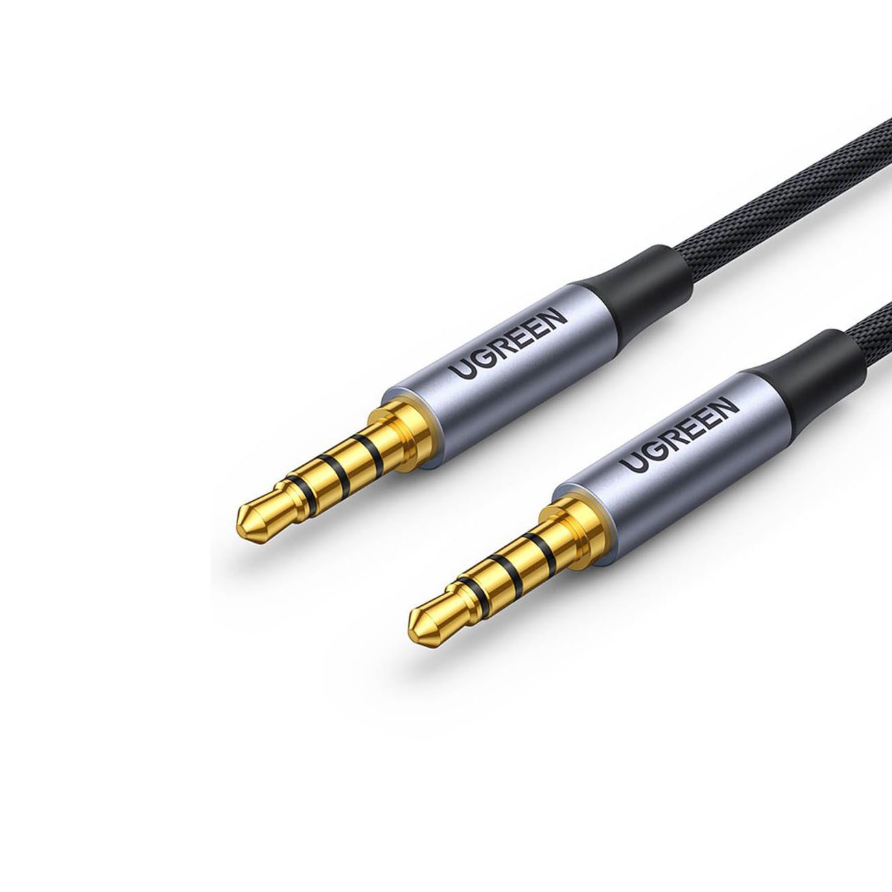 Ugreen 8211 AUX 35mm TRRS 麥克風音頻線 公-公 2米 黑色  AV183 20782