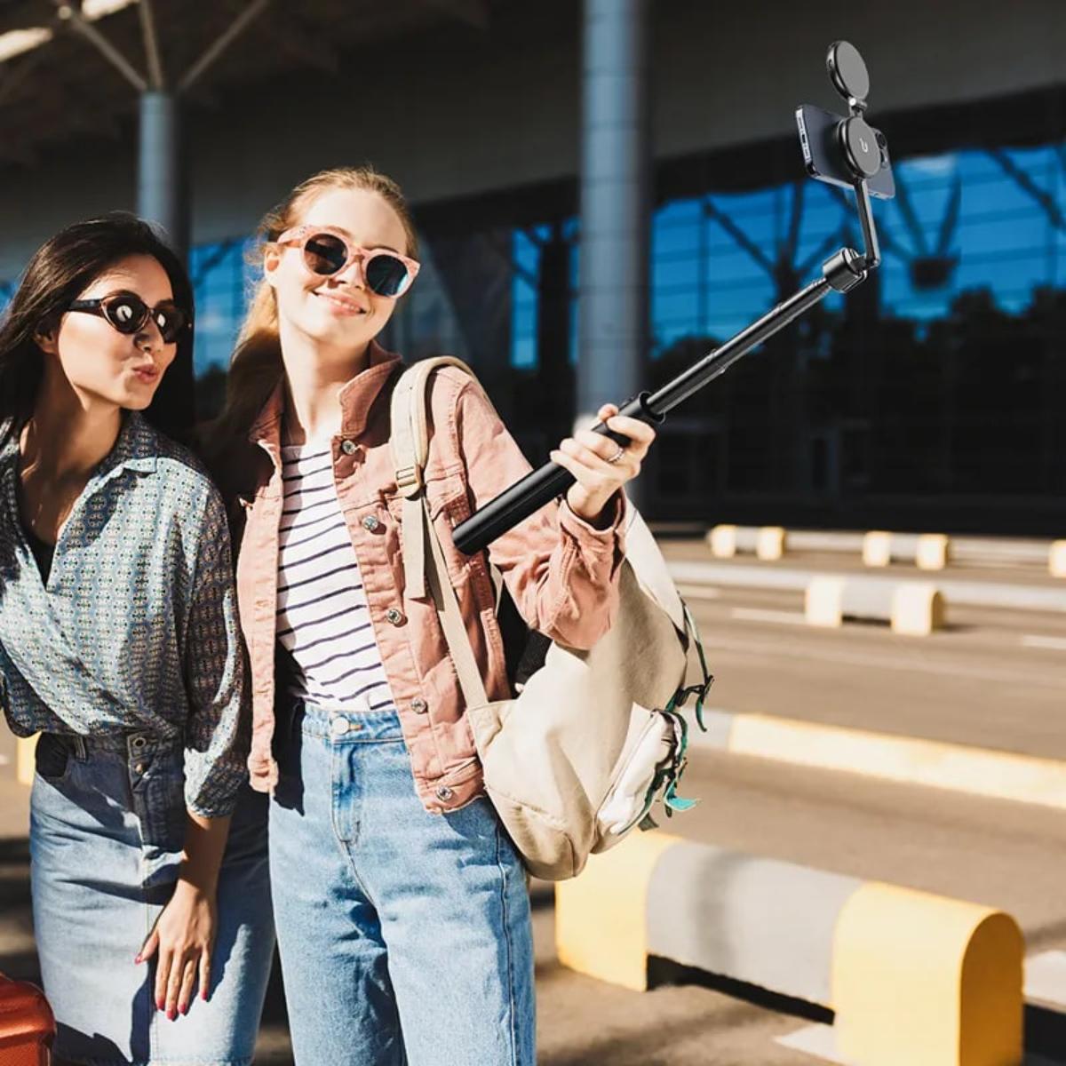 ULANZI - 優籃子 MG002 Magsafe磁吸自拍棒 - 黑色(1.6M) | 7節伸展 | 一貼即合 | 30-164cm | 355g | 49017001-M001B - Image 5